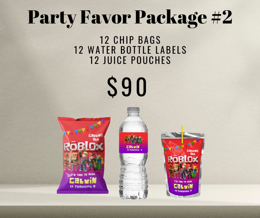 Party Favor Packages