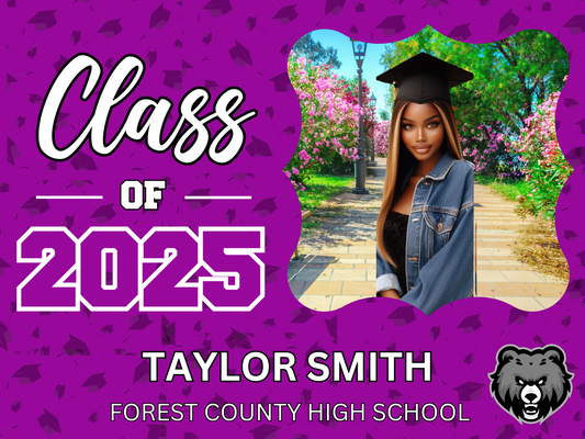 Graduation Yard Sign