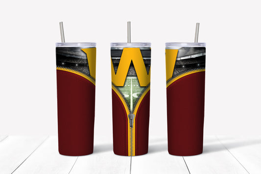 Football Team Jacket Tumbler